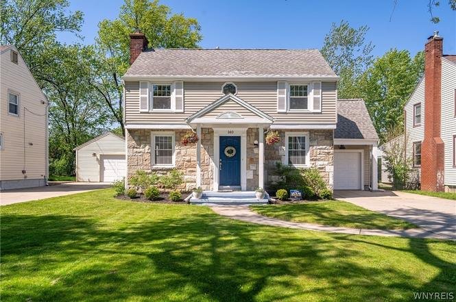 Move-In Ready 1940 Center-Entrance Colonial at 140 Meadow Ln, Buffalo, NY – Offered at $299,900