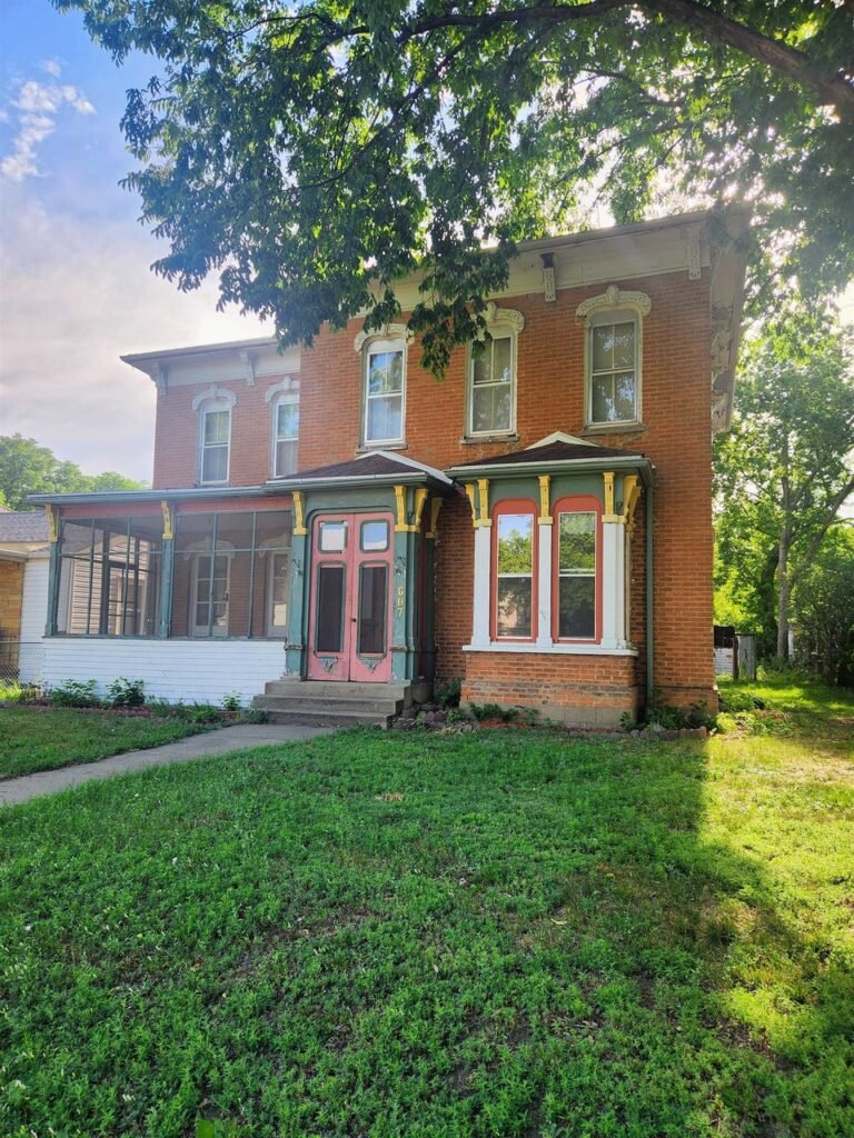 Incredible Historical Value: 1878 Grand Victorian Foursquare – Offered at $49,900