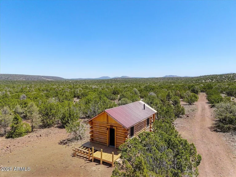 Affordable Off-Grid Mountain Log Cabin